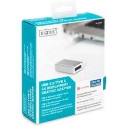 Digitus USB Adapter, USB-C Stecker > DisplayPort 4K Buchse -Digitu Computer Geschaft Digitus USB Adapter USB C Stecker DisplayPort 4K Buchse@@rdvcem 2
