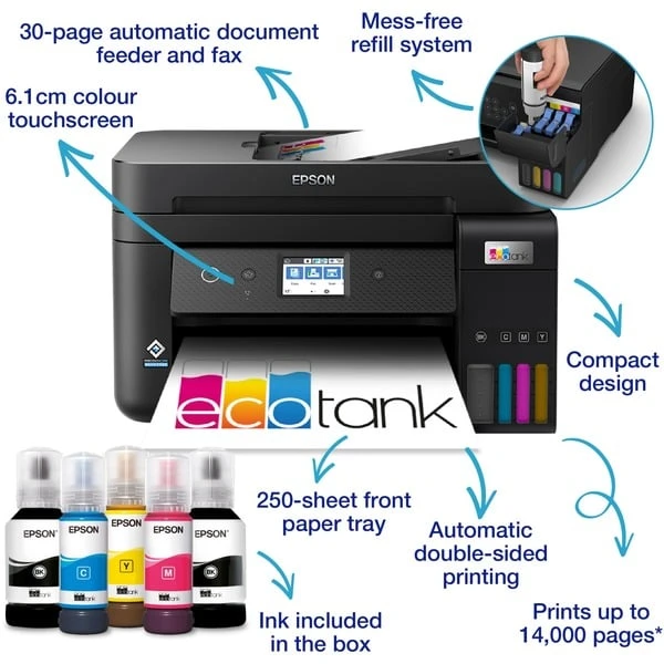 Epson® Epson EcoTank ET-4850, Multifunktionsdrucker 2 Epson® Epson EcoTank ET-4850, Multifunktionsdrucker – Bild 2