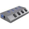 ICY BOX IB-HUB 1405, USB-Hub