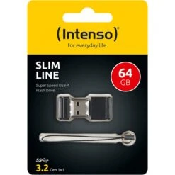 Intenso Slim Line 64 GB, USB-Stick -Digitu Computer Geschaft Intenso Slim Line 64 GB USB Stick@@1159886 2