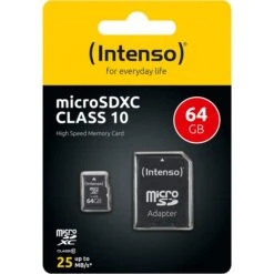 Intenso MicroSDXC 64 GB, Speicherkarte -Digitu Computer Geschaft Intenso microSDXC 64 GB Speicherkarte@@1108879 3