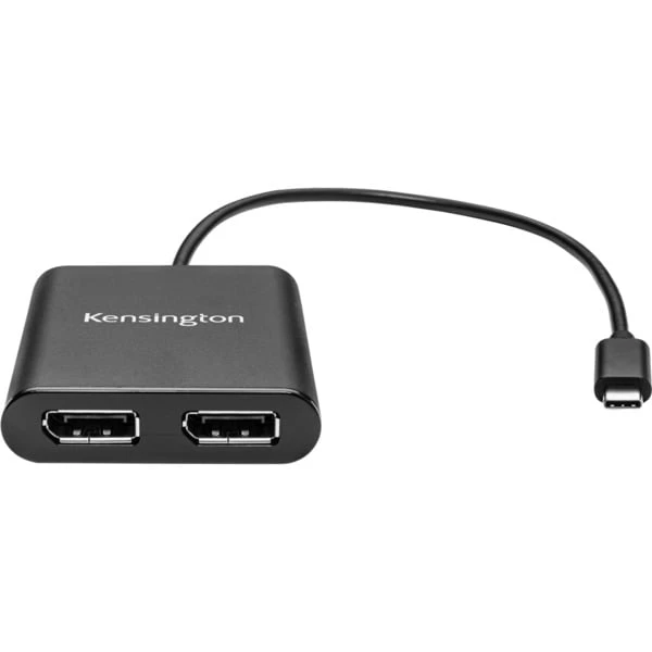 Kensington USB Adapter, USB-C Stecker > 2x DisplayPort Buchse 2 Kensington USB Adapter, USB-C Stecker > 2x DisplayPort Buchse – Bild 2