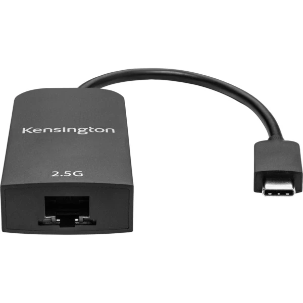 Kensington USB Adapter, USB-C Stecker > RJ-45 Buchse 2 Kensington USB Adapter, USB-C Stecker > RJ-45 Buchse – Bild 2