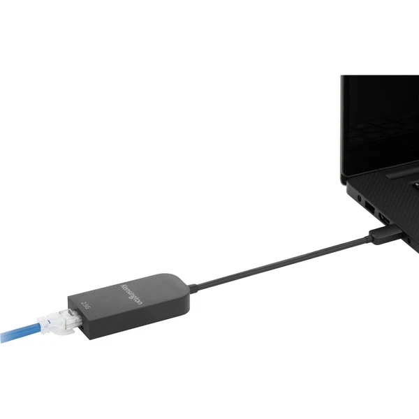 Kensington USB Adapter, USB-C Stecker > RJ-45 Buchse 4 Kensington USB Adapter, USB-C Stecker > RJ-45 Buchse – Bild 4