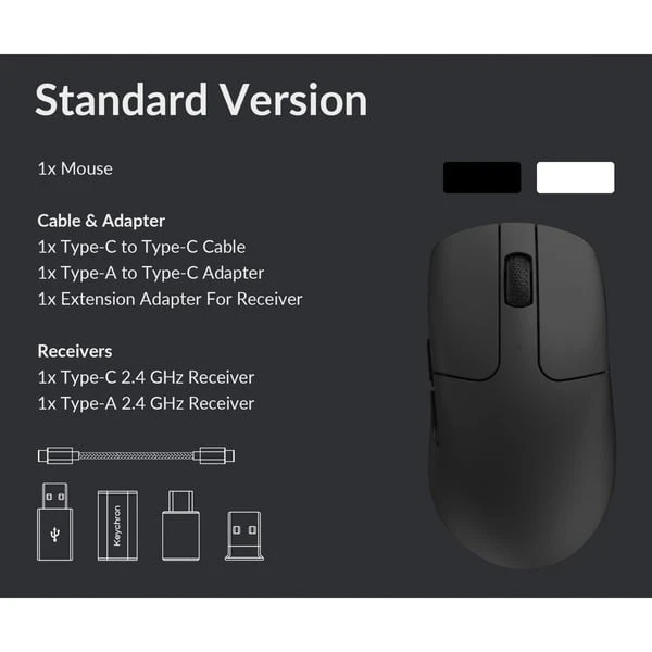 Keychron M2 Mini Wireless, Gaming-Maus 8 Keychron M2 Mini Wireless, Gaming-Maus – Bild 8