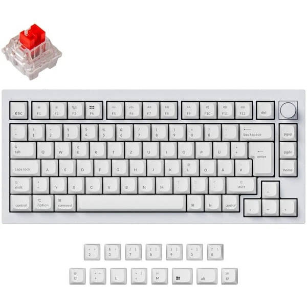 Keychron Q1 Version 1 Knob, Gaming-Tastatur 1 Keychron Q1 Version 1 Knob, Gaming-Tastatur