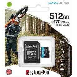 Kingston Canvas Go! Plus 512 GB MicroSDXC, Speicherkarte -Digitu Computer Geschaft Kingston Canvas Go Plus 512 GB microSDXC Speicherkarte@@imjt2p 2