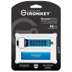 Kingston IronKey Keypad 200 32 GB, USB-Stick -Digitu Computer Geschaft Kingston IronKey Keypad 200 32 GB USB Stick@@100011896 4