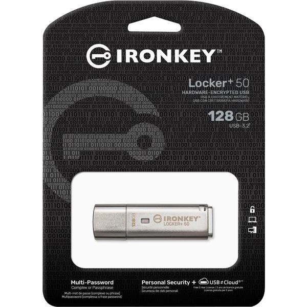 Kingston IronKey Locker+ 50 128 GB, USB-Stick 5 Kingston IronKey Locker+ 50 128 GB, USB-Stick – Bild 5
