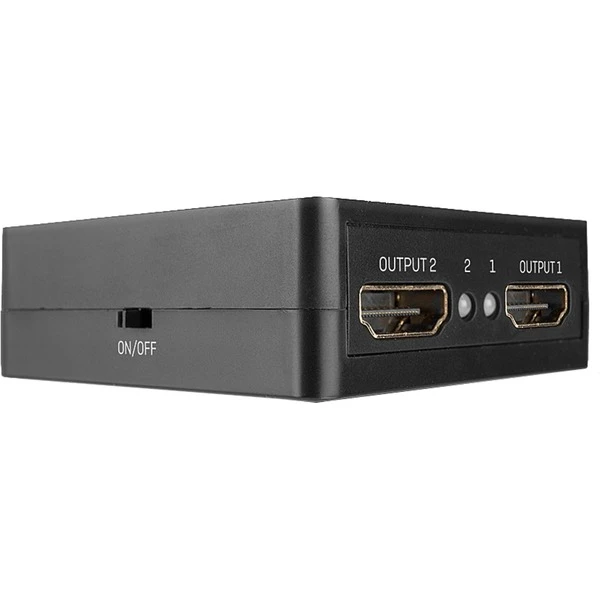 Lindy 2 Port HDMI Splitter 18Gbps, Kompakt 1 Lindy 2 Port HDMI Splitter 18Gbps, Kompakt