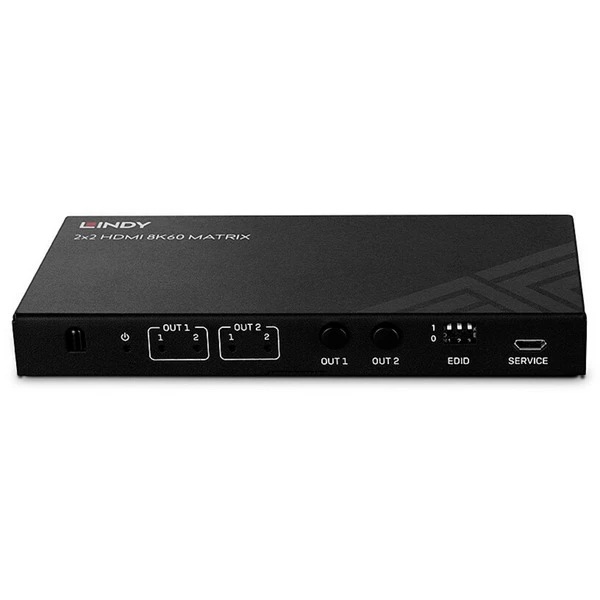 Lindy 2x2 8K60 Matrix HDMI Switch 3 Lindy 2x2 8K60 Matrix HDMI Switch – Bild 3