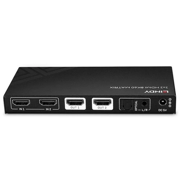 Lindy 2x2 8K60 Matrix HDMI Switch 4 Lindy 2x2 8K60 Matrix HDMI Switch – Bild 4
