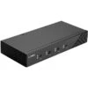 Lindy 4 Port KM Switch, USB 2.0 & Audio, KVM-Switch