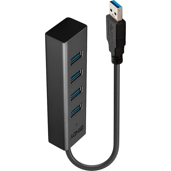 Lindy 4 Port USB 3.0 Hub, USB-Hub 1 Lindy 4 Port USB 3.0 Hub, USB-Hub