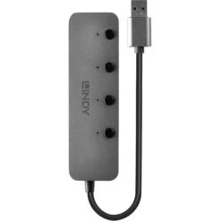 Lindy 4 Port USB 3.0 Hub Mit Ein-/Ausschaltern, USB-Hub -Digitu Computer Geschaft Lindy 4 Port USB 3 0 Hub mit Ein Ausschaltern USB Hub@@1721695 4