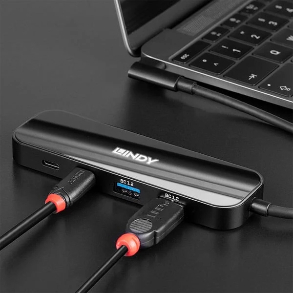 Lindy 4 Port USB 3.2 Gen 2 Typ C Hub, USB-Hub – Bild 4