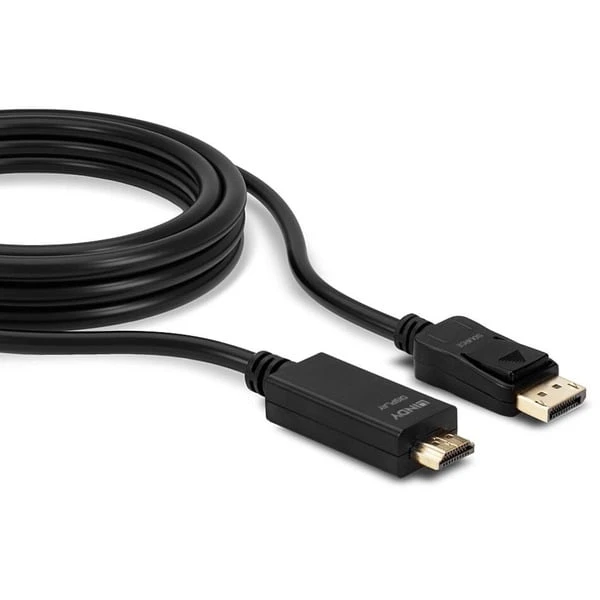 Lindy Adapterkabel DisplayPort > HDMI 10,2 Gbit/s 3 Lindy Adapterkabel DisplayPort > HDMI 10,2 Gbit/s – Bild 3