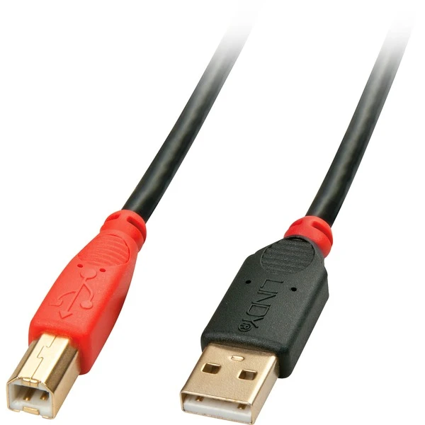 Lindy USB 2.0 Aktivkabel, USB-A Stecker > USB-B Stecker – Bild 2
