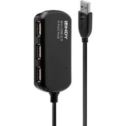 Lindy USB 2.0 Aktivverlängerungshub Pro 8m, USB-Hub