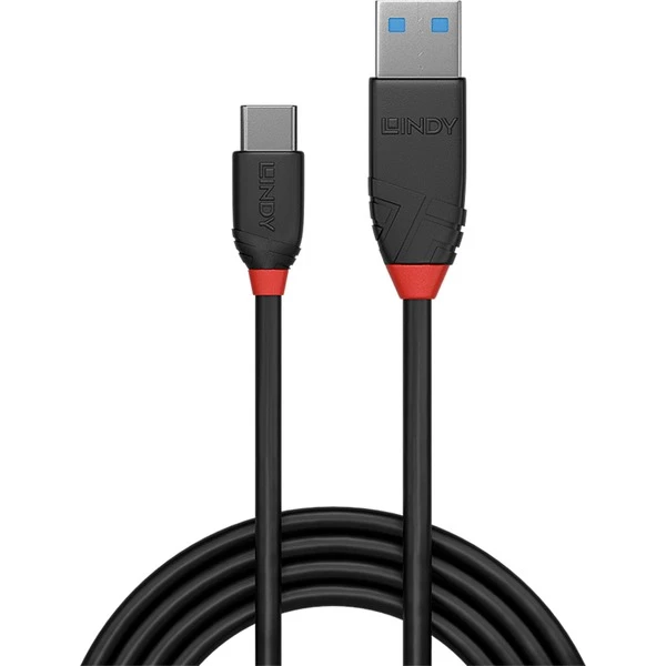 Lindy USB 3.2 Gen 2 Kabel Black Line, USB-A Stecker > USB-C Stecker 2 Lindy USB 3.2 Gen 2 Kabel Black Line, USB-A Stecker > USB-C Stecker – Bild 2