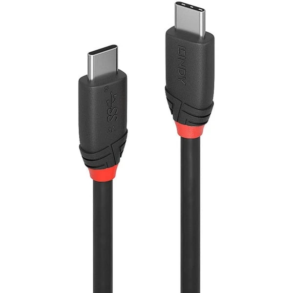 Lindy USB 3.2 Gen 2x2 Kabel Black Line, USB-C Stecker > USB-C Stecker