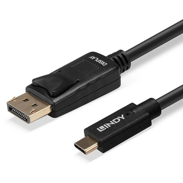 Lindy USB Adapterkabel, USB-C Stecker > DisplayPort Stecker 3 Lindy USB Adapterkabel, USB-C Stecker > DisplayPort Stecker – Bild 3