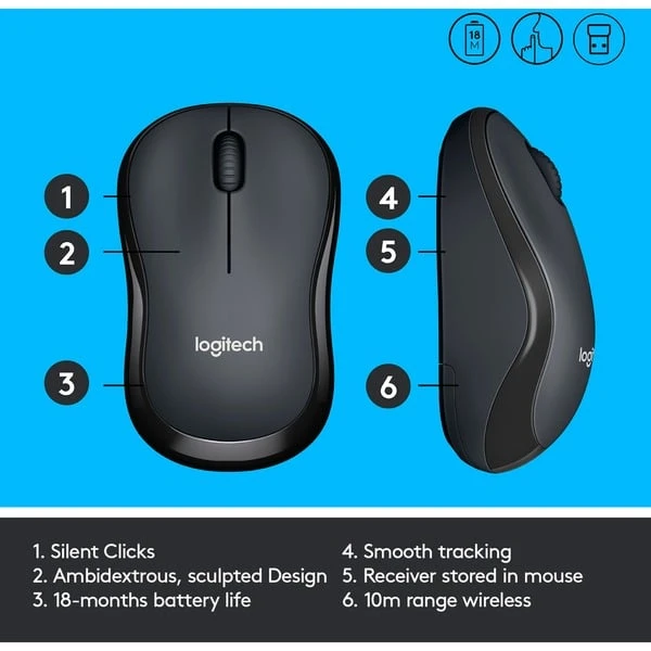 Logitech B220 Silent, Maus 6 Logitech B220 Silent, Maus – Bild 6