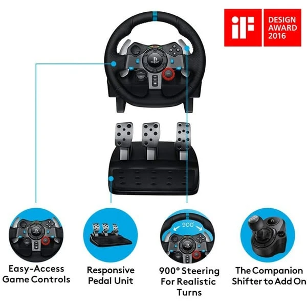 Logitech G29 Driving Force, Lenkrad 6 Logitech G29 Driving Force, Lenkrad – Bild 6