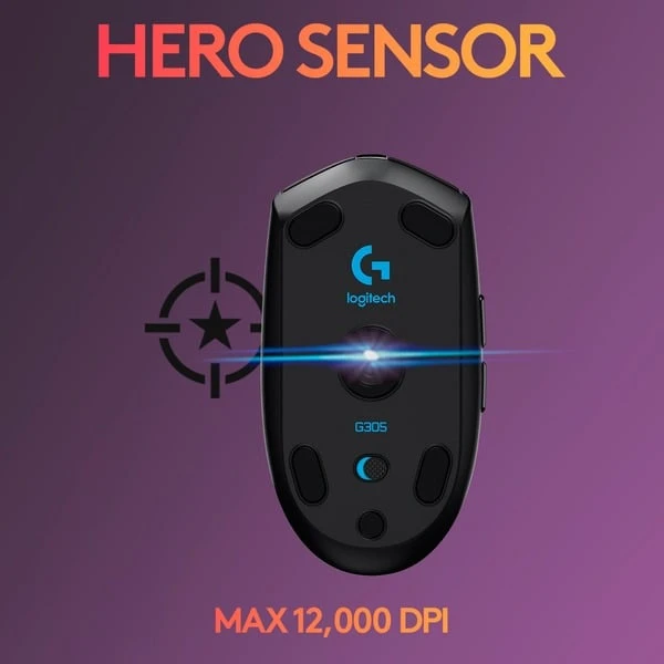 Logitech G305 LIGHTSPEED Gaming, Gaming-Maus 2 Logitech G305 LIGHTSPEED Gaming, Gaming-Maus – Bild 2