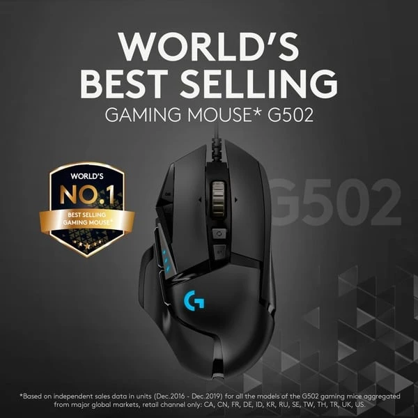 Logitech G502 HERO, Gaming-Maus 2 Logitech G502 HERO, Gaming-Maus – Bild 2