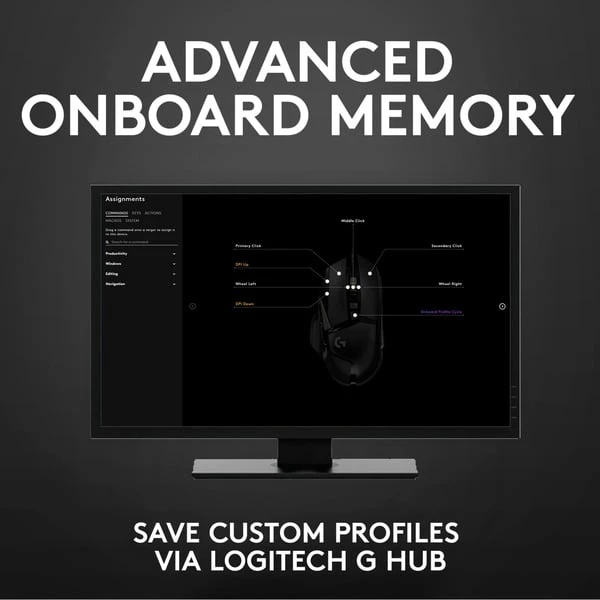 Logitech G502 HERO, Gaming-Maus 8 Logitech G502 HERO, Gaming-Maus – Bild 8