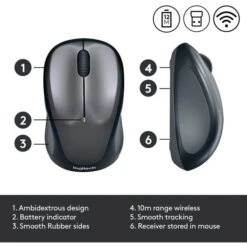 Logitech M235 Wireless, Maus -Digitu Computer Geschaft Logitech M235 Wireless Maus@@1345098 5