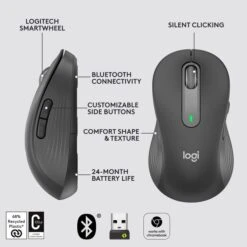 Logitech Signature M650 L Left Wireless, Maus -Digitu Computer Geschaft Logitech Signature M650 L Left Wireless Maus@@1813722 6