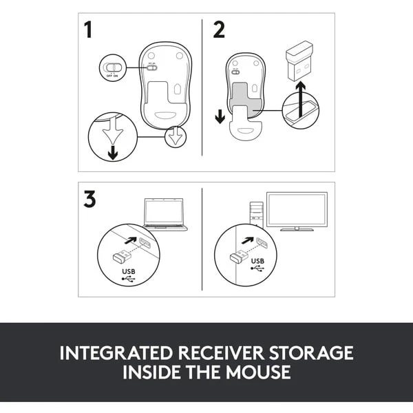 Logitech Wireless Mouse M185, Maus 11 Logitech Wireless Mouse M185, Maus – Bild 11