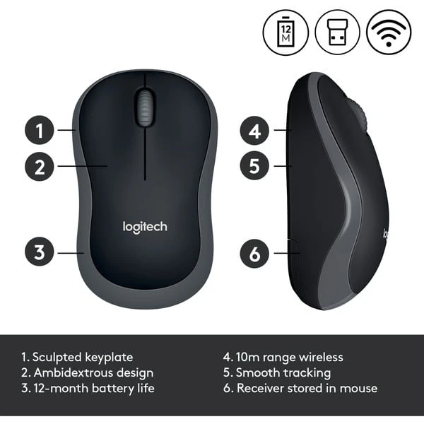 Logitech Wireless Mouse M185, Maus 4 Logitech Wireless Mouse M185, Maus – Bild 4