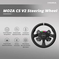 MOZA CS V2 Steering Wheel, Lenkrad -Digitu Computer Geschaft MOZA CS V2 Steering Wheel Lenkrad@@1912672 3