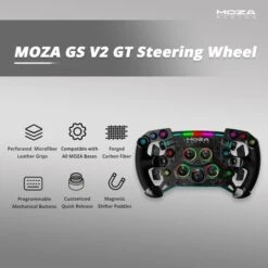 MOZA GS V2 GT Wheel Microfiber Leather, Lenkrad -Digitu Computer Geschaft MOZA GS V2 GT Wheel Microfiber Leather Lenkrad@@1912670 5