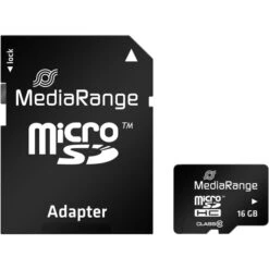 MediaRange 16 GB MicroSDHC, Speicherkarte