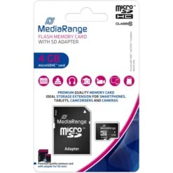 MediaRange 4 GB MicroSDHC, Speicherkarte -Digitu Computer Geschaft MediaRange 4 GB microSDHC Speicherkarte@@imctm0 2