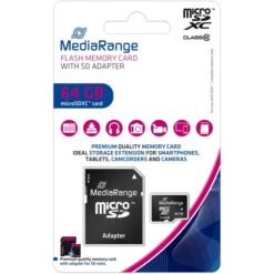 MediaRange 64 GB MicroSDXC, Speicherkarte -Digitu Computer Geschaft MediaRange 64 GB microSDXC Speicherkarte@@imgtm0 2