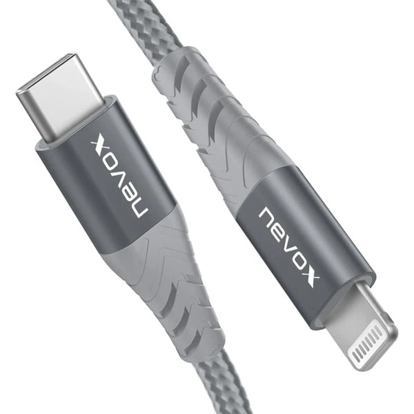 Nevox USB 2.0 Adapterkabel, USB-C Stecker > Lightning Stecker 3 Nevox USB 2.0 Adapterkabel, USB-C Stecker > Lightning Stecker – Bild 3
