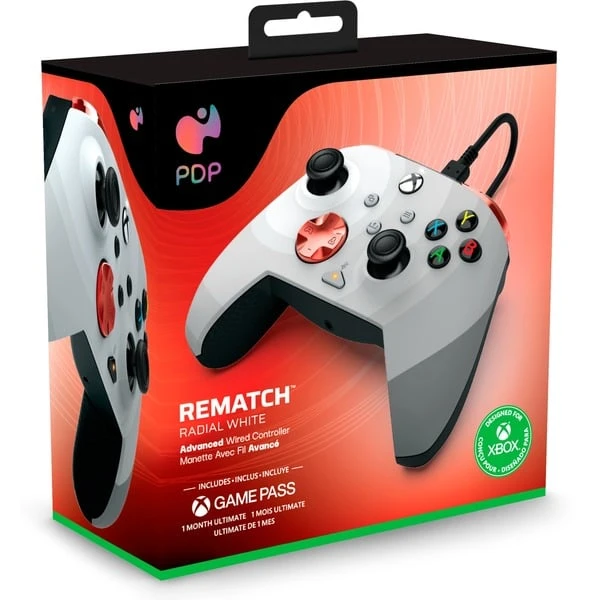 PDP Rematch Advanced Wired Controller - Radial White, Gamepad 8 PDP Rematch Advanced Wired Controller - Radial White, Gamepad – Bild 8