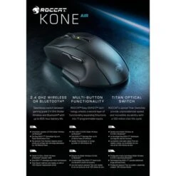 Roccat Kone Air, Gaming-Maus -Digitu Computer Geschaft Roccat Kone Air Gaming Maus@@1907800 12
