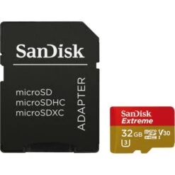 SanDisk Extreme 32 GB MicroSDHC, Speicherkarte