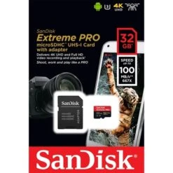 SanDisk Extreme PRO MicroSDHC 32 GB, Speicherkarte -Digitu Computer Geschaft SanDisk Extreme PRO microSDHC 32 GB Speicherkarte@@imft6j01 32