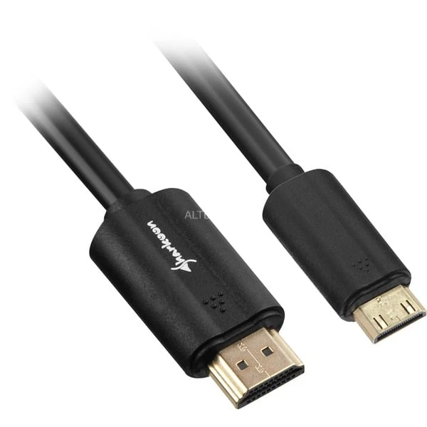 Sharkoon Adapterkabel HDMI Stecker > Mini HDMI Stecker 1 Sharkoon Adapterkabel HDMI Stecker > Mini HDMI Stecker