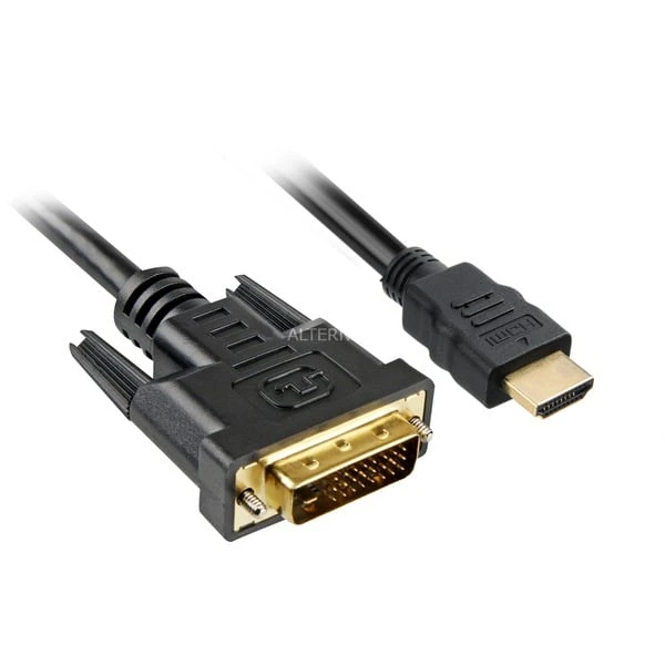 Sharkoon Adapterkabel HDMI > DVI-D 1 Sharkoon Adapterkabel HDMI > DVI-D
