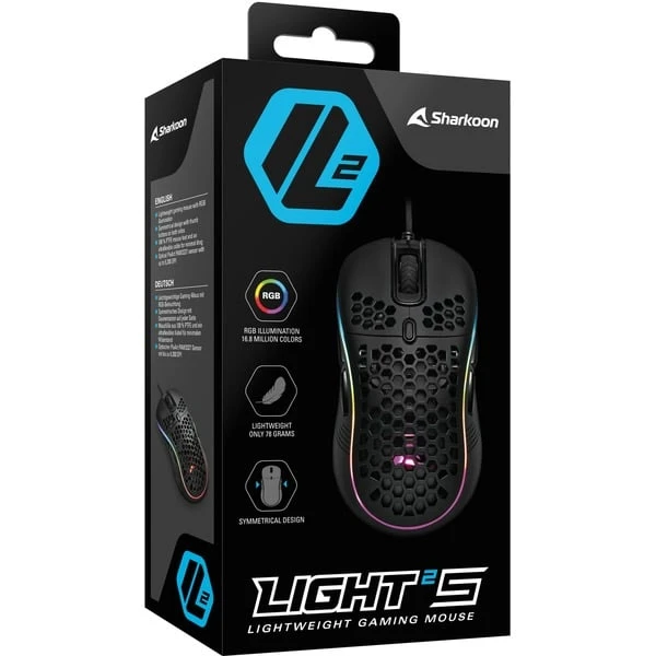 Sharkoon Light² S, Gaming-Maus 6 Sharkoon Light² S, Gaming-Maus – Bild 6