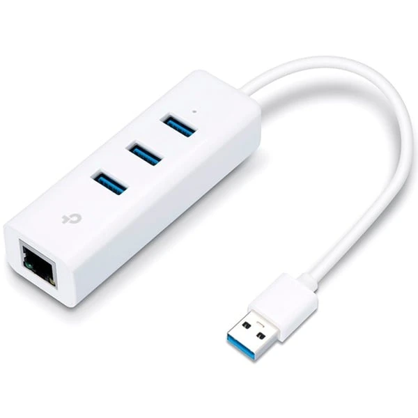 TP-Link 3-Port-USB3.0-Hub & Gigabit-Ethernet-Adapter, USB-Hub – Bild 2