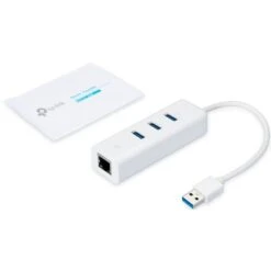 TP-Link 3-Port-USB3.0-Hub & Gigabit-Ethernet-Adapter, USB-Hub -Digitu Computer Geschaft TP Link 3 Port USB3 0 Hub Gigabit Ethernet Adapter USB Hub@@lwuk38 2